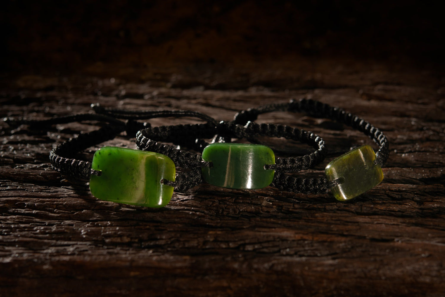 Greenstone Corded Bracelets