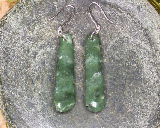 Hapopo Pounamu Earrings