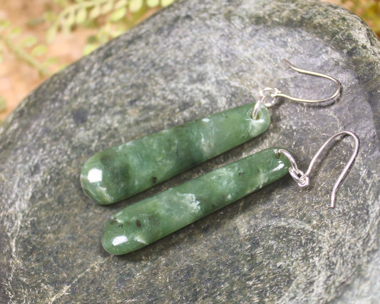 Hapopo Pounamu Earrings