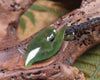Twist carved from Rimu Pounamu - NZ Greenstone