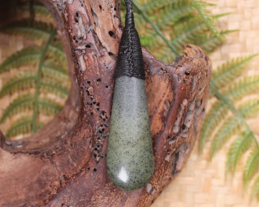 Roimata or Teardrop carved from NZ Serpentine