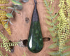 Kawakawa Pounamu Roimata Pendant - NZ Greenstone