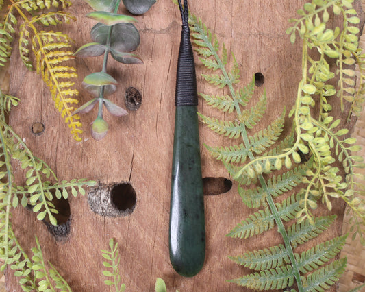Rimu Pounamu Roimata Pendant - NZ Greenstone