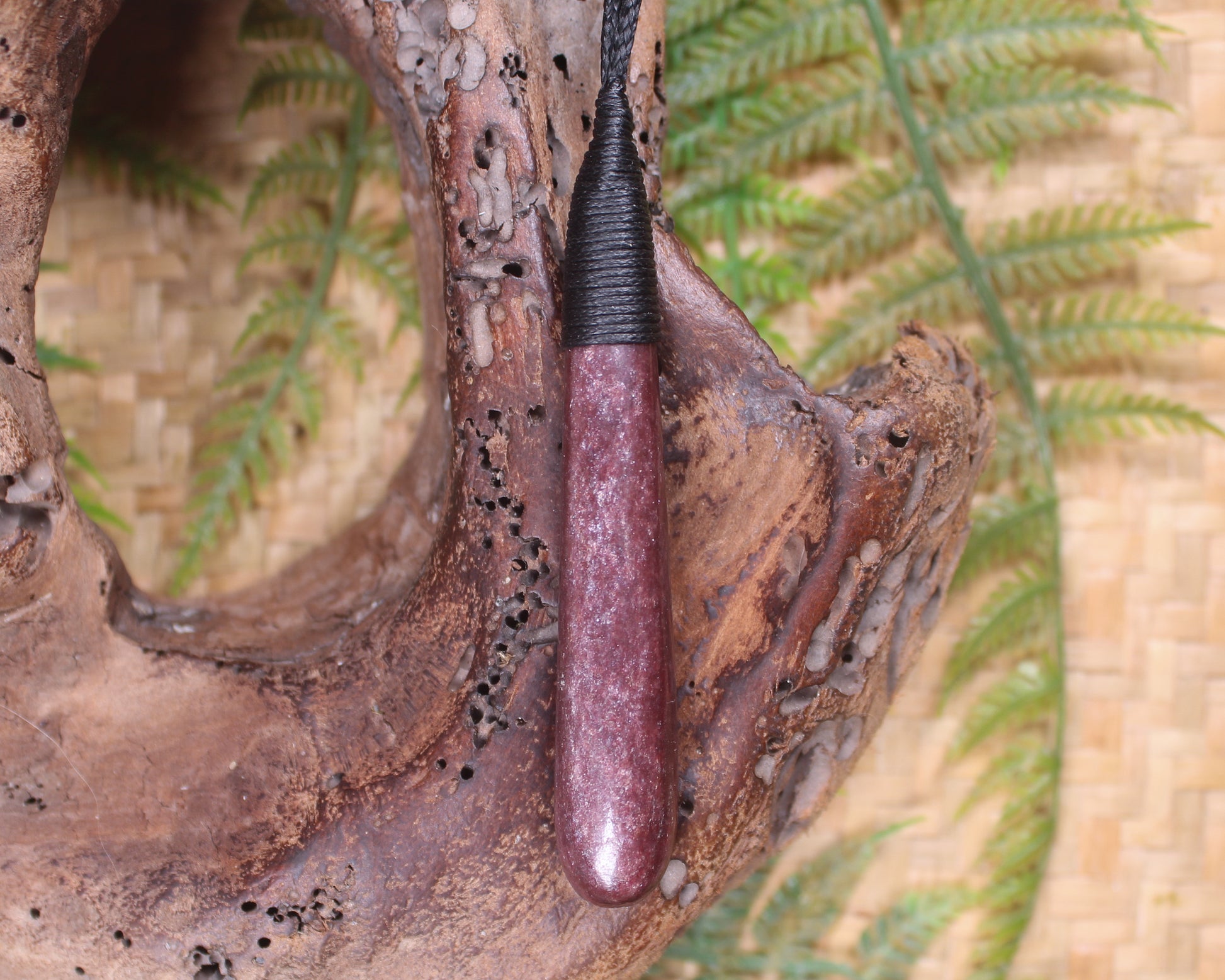 Roimata or Teardrop carved from Aroha Stone