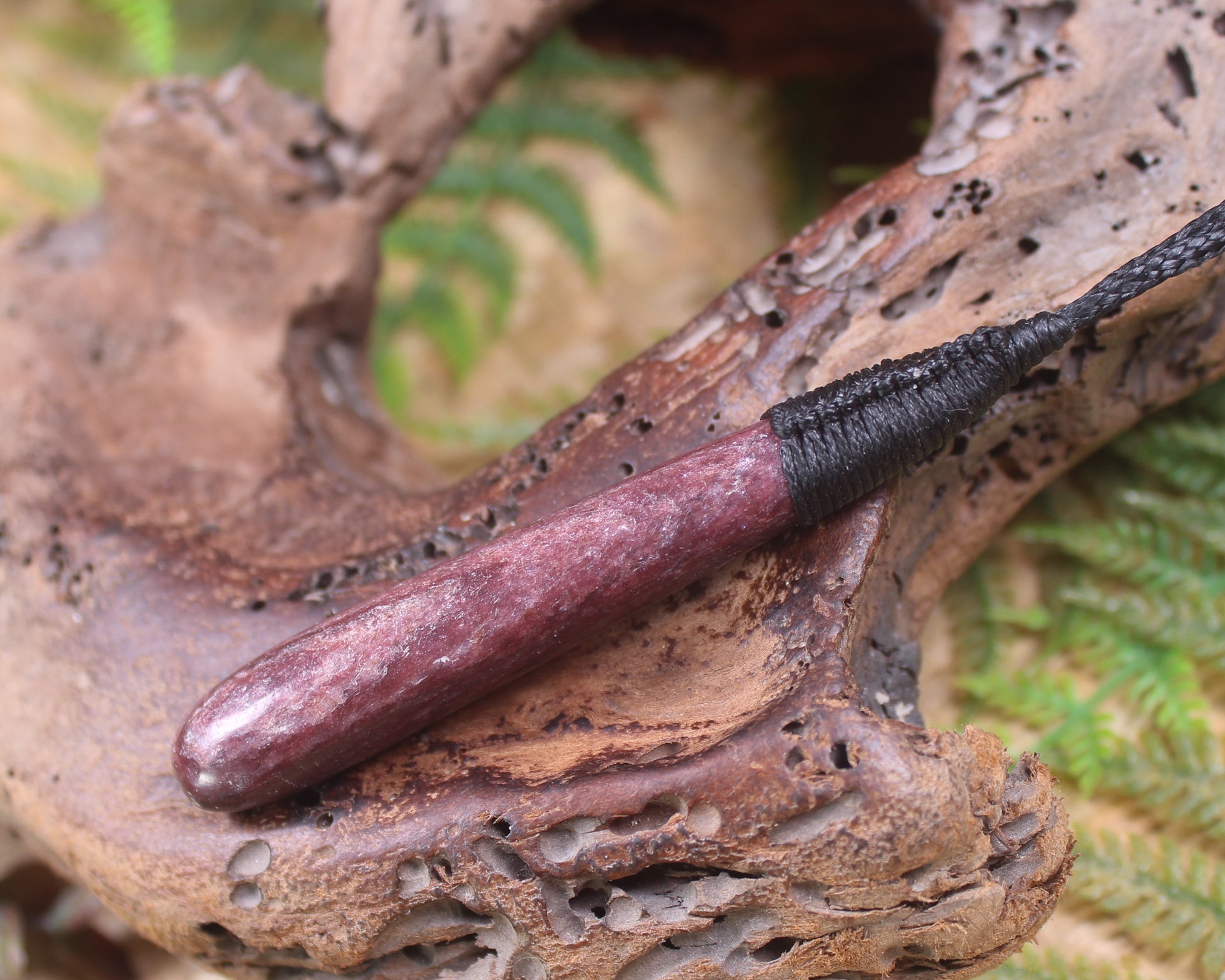 Roimata or Teardrop carved from Aroha Stone