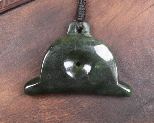 Dog Whistle carved from Kawakawa Pounamu - NZ Greenstone