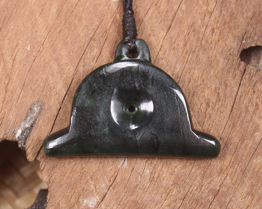 Dog Whistle carved from Kawakawa Pounamu - NZ Greenstone