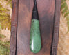 Roimata Teardrop carved from Hapopo Pounamu - NZ Greenstone