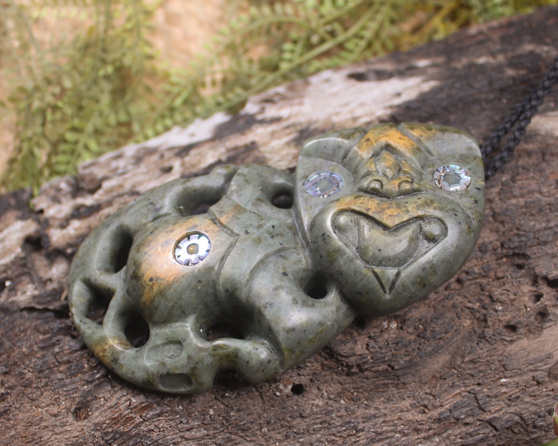 Rimu Pounamu Hei Tiki - NZ Greenstone