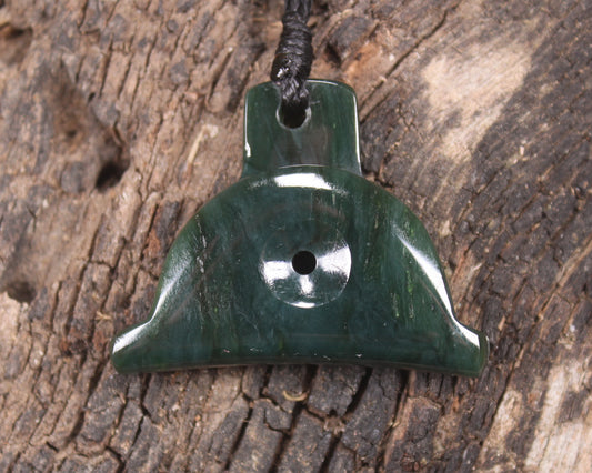 Dog Whistle carved from Kawakawa Pounamu - NZ Greenstone