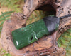 Manaia Toki or Adze Pendant carved from Kawakawa Pounamu - NZ Greenstone