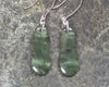 NZ Greenstone Mere Earrings (BN119) Hapopo Pounamu