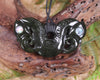 Pekapeka Pendant carved from Rimu Pounamu - NZ Greenstone