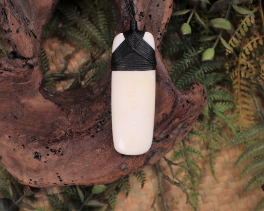 Toki or Adze carved from Beef Bone