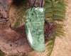 Taniwha Tooth or Niho carved from Kawakawa Pounamu - NZ Greenstone