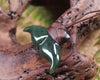 Whale Tail Pendant carved from Kawakawa Pounamu - NZ Greenstone