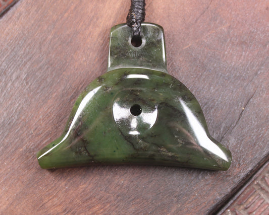 Rimu pounamu dog whistle