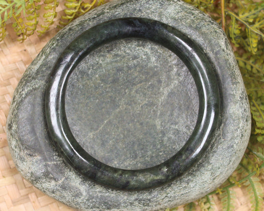 Bangle carved from Rimu Pounamu - NZ Greenstone