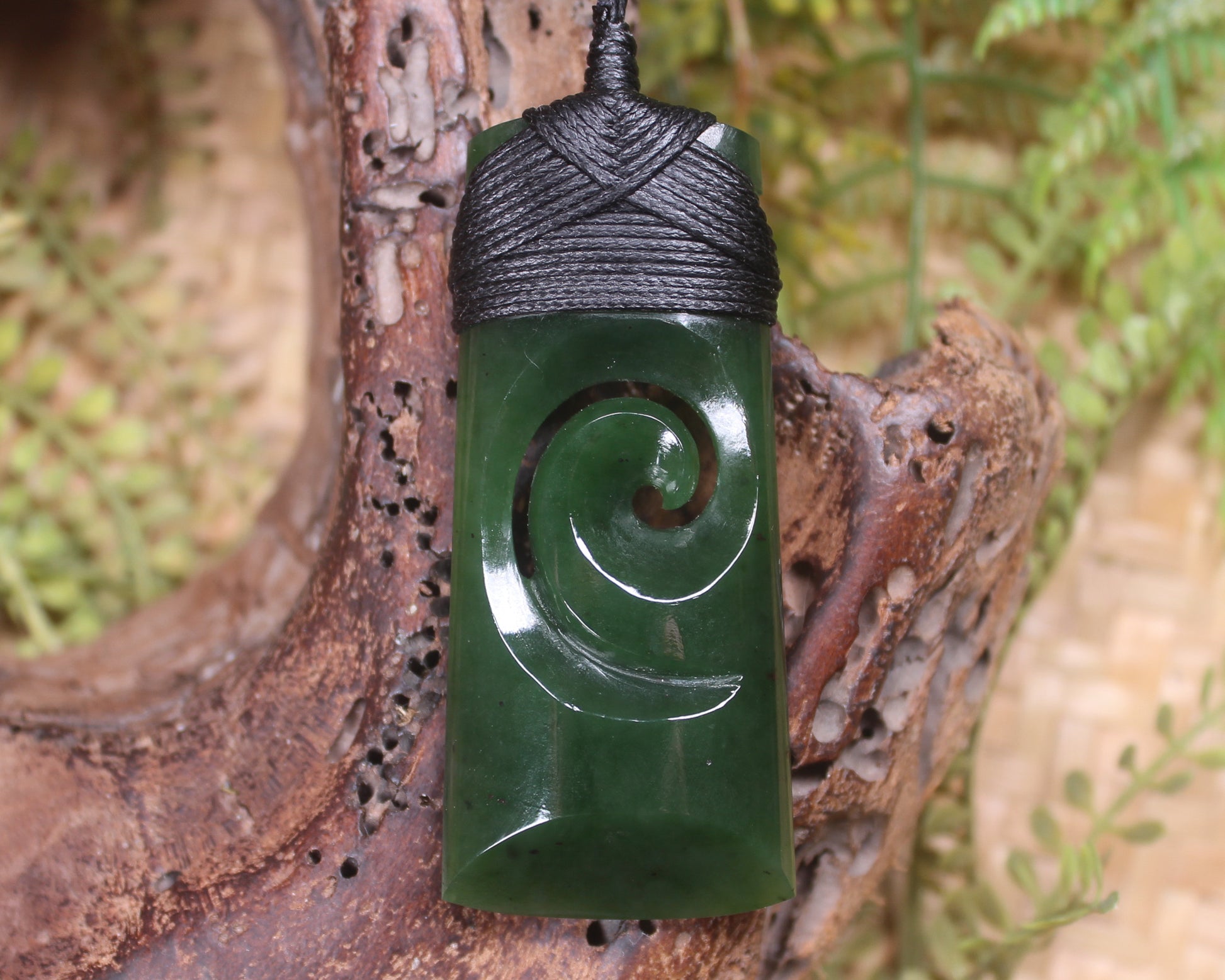Toki with Koru pendant