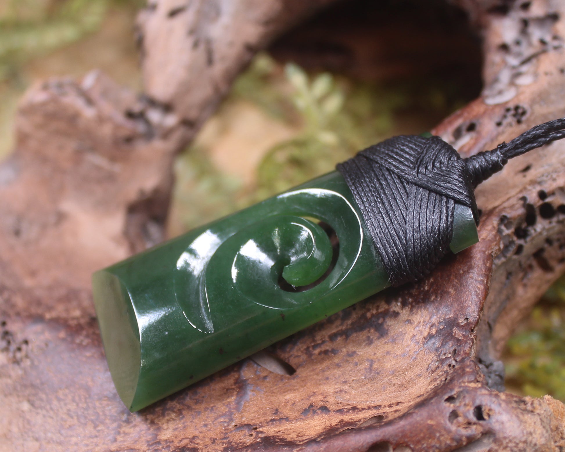 Toki with Koru pendant