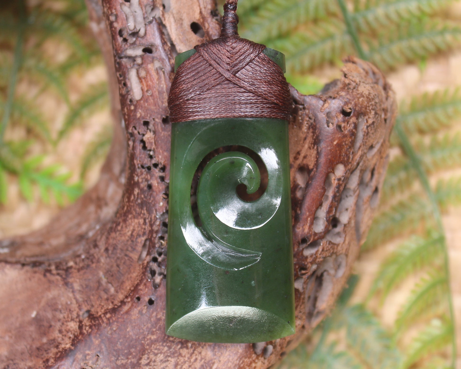 Toki with Koru pendant