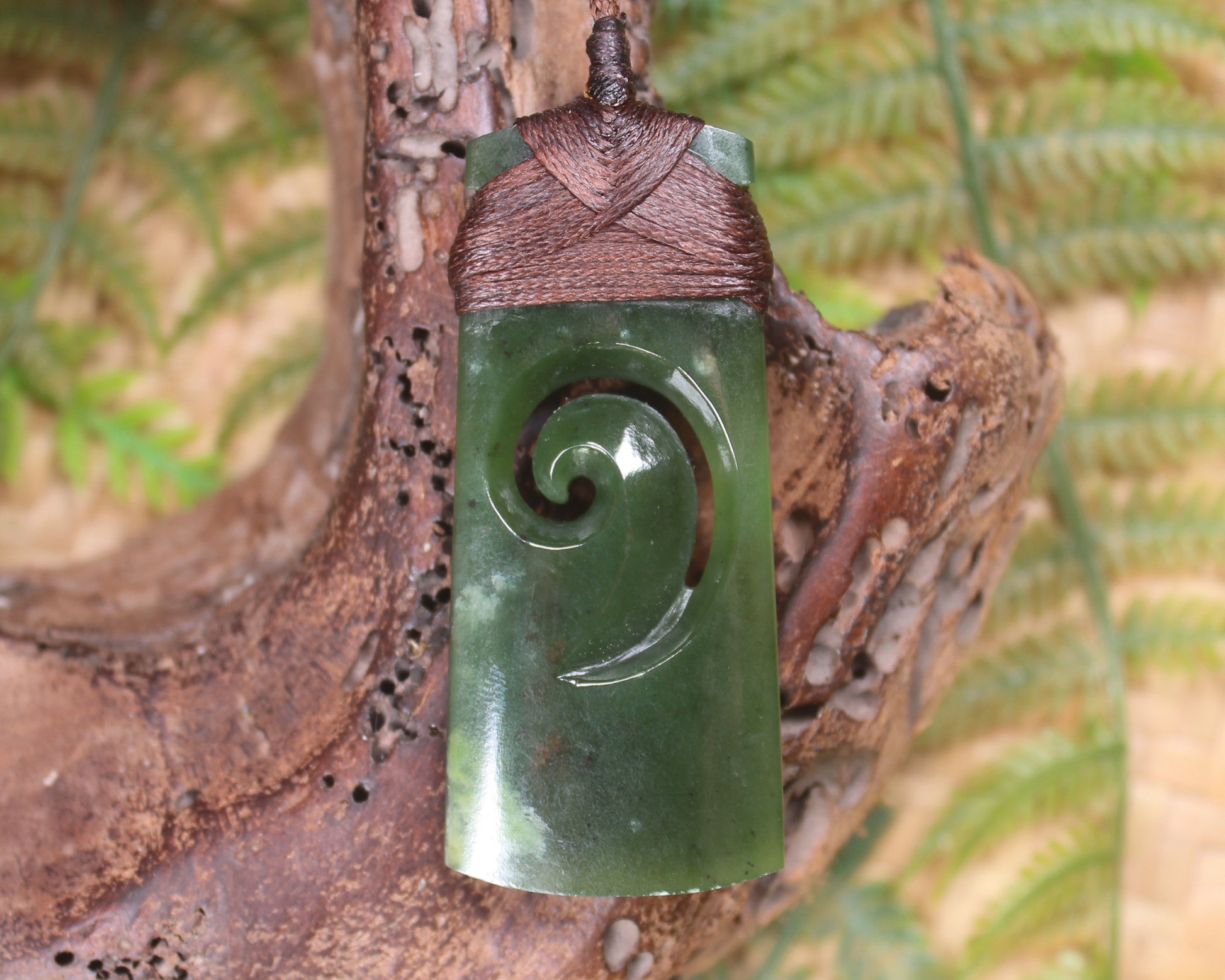 Toki with Koru pendant