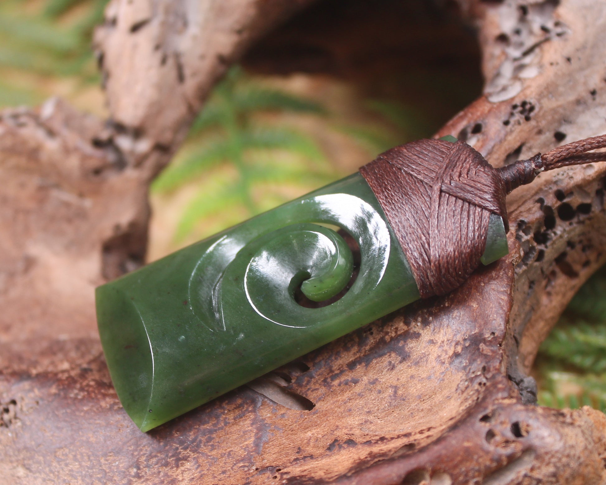 Toki with Koru pendant