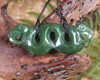 Pekapeka Pendant carved from Hapopo Pounamu - NZ Greenstone