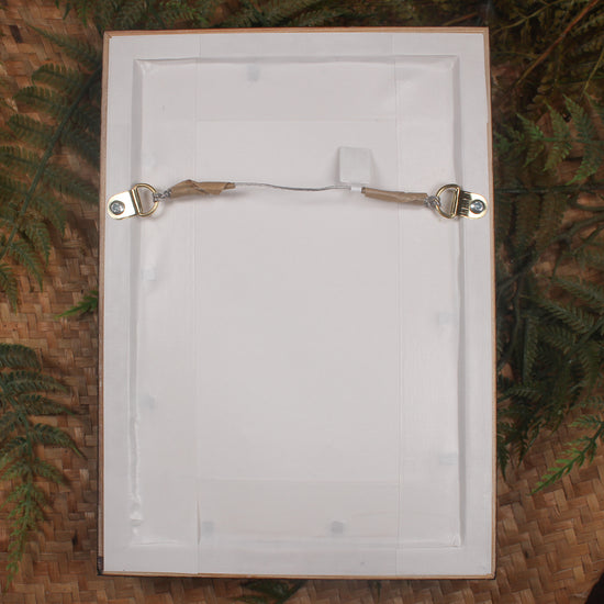 Framed Hapopo Pounamu Manaia Pendant - NZ Greenstone