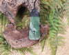 Toki or Adze with Koru carved from Hapopo Pounamu - NZ Greenstone