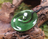 Koru carved from Hapopo Pounamu - NZ Greenstone