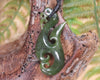 Manaia pendant carved from Rimu Pounamu - NZ Greenstone
