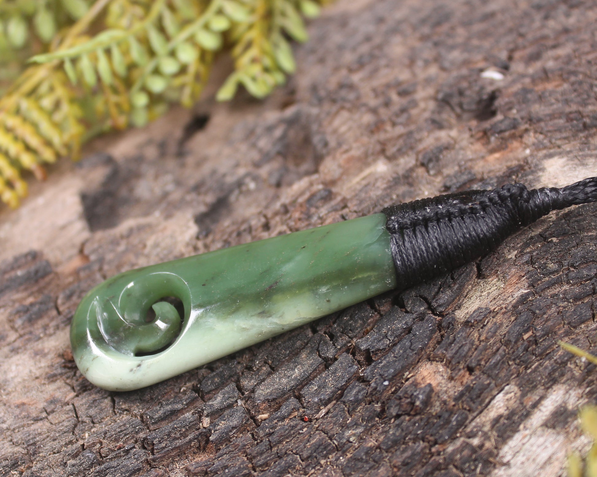 Roimata with Koru Pounamu Pendant - NZ Greenstone