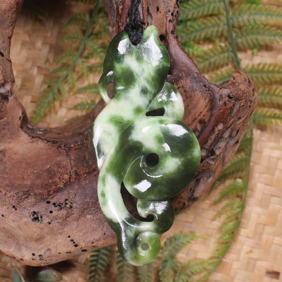 Manaia carved from Hapopo Pounamu - NZ Greenstone