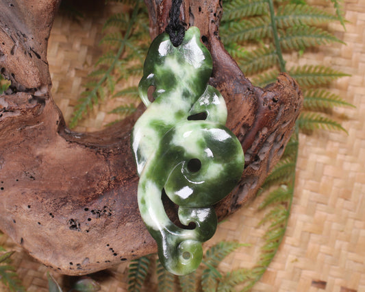 Manaia carved from Hapopo Pounamu - NZ Greenstone
