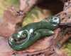 Manaia carved from Hapopo Pounamu - NZ Greenstone