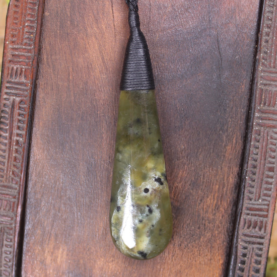 Rimu Pounamu Roimata Pendant - NZ Greenstone
