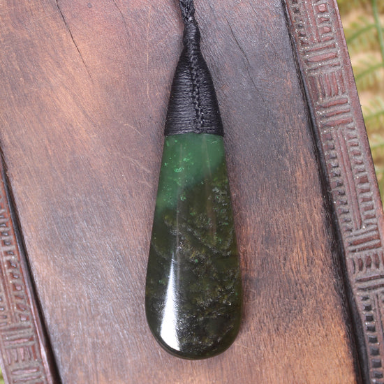 Rimu Pounamu Roimata Pendant - NZ Greenstone