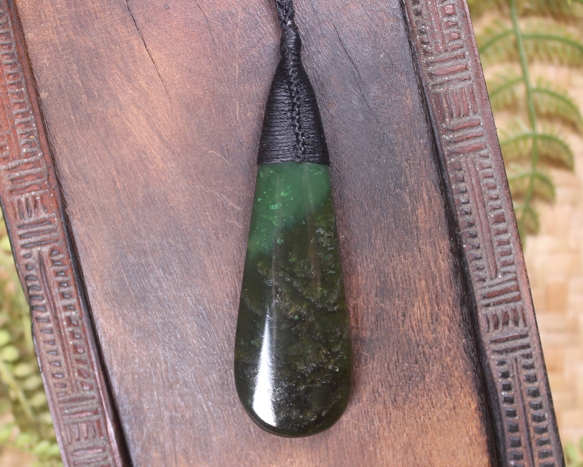 Rimu Pounamu Roimata Pendant - NZ Greenstone