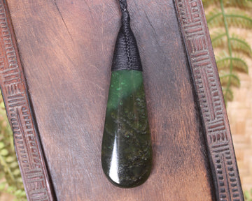 Rimu Pounamu Roimata Pendant - NZ Greenstone