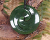 Koru pendant carved from Kawakawa Pounamu - NZ Greenstone
