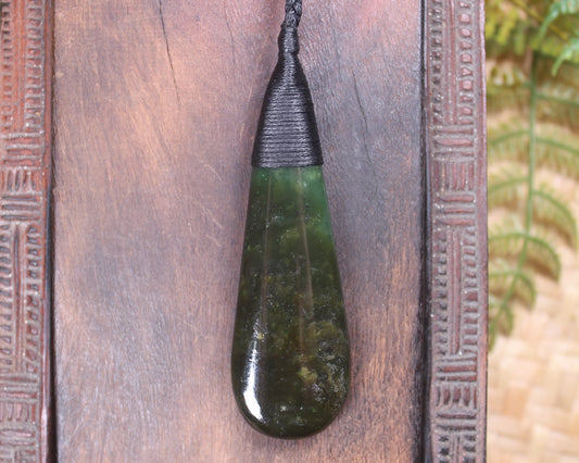 Rimu Pounamu Roimata Pendant - NZ Greenstone