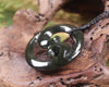 Koru carved from Rimu Pounamu - NZ Greenstone