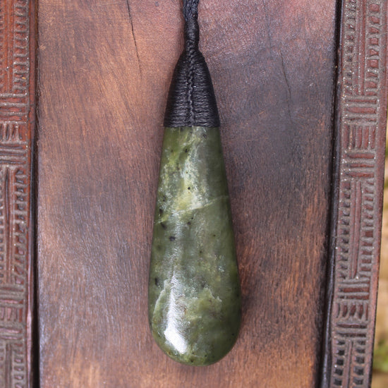 Rimu Pounamu Roimata Pendant - NZ Greenstone