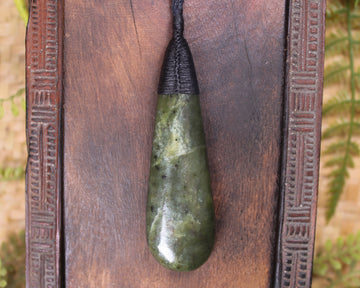 Rimu Pounamu Roimata Pendant - NZ Greenstone