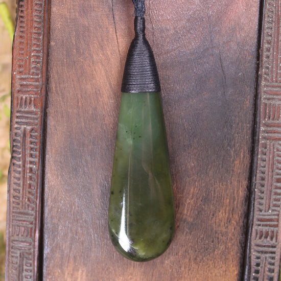 Rimu Pounamu Roimata Pendant - NZ Greenstone