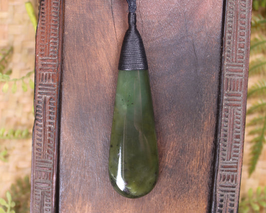 Rimu Pounamu Roimata Pendant - NZ Greenstone