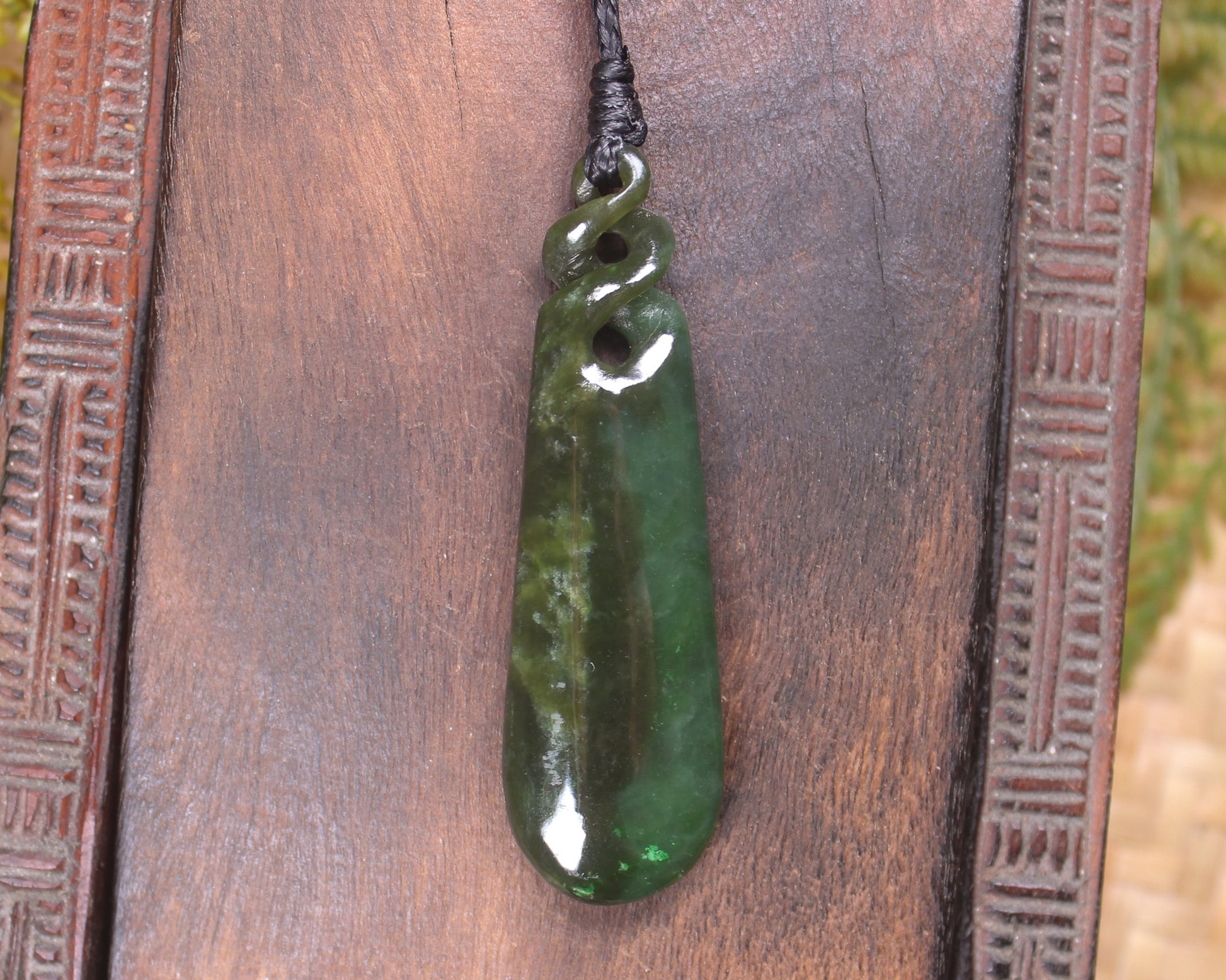 Rimu Pounamu Roimata Pendant - NZ Greenstone