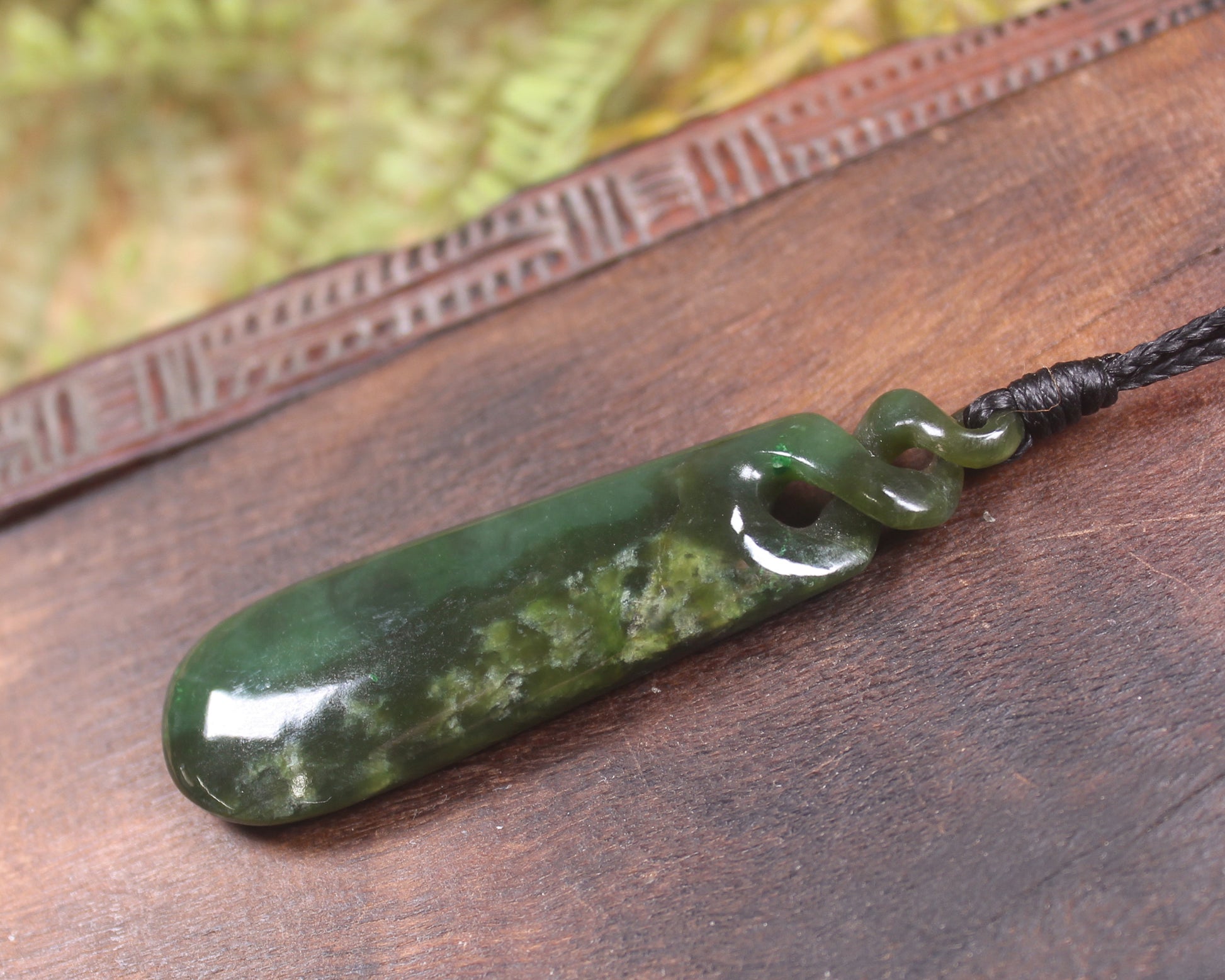 Rimu Pounamu Roimata Pendant - NZ Greenstone