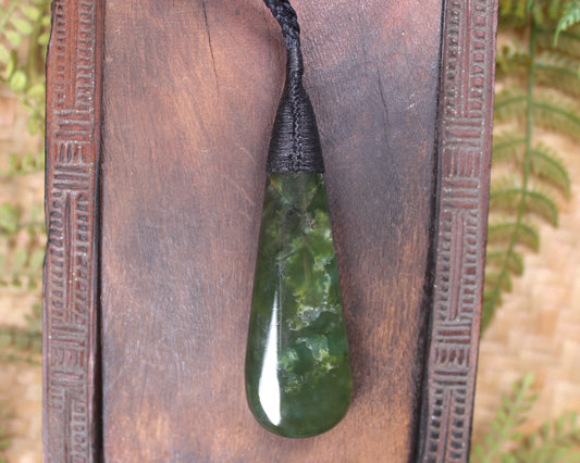 Rimu Pounamu Roimata Pendant - NZ Greenstone